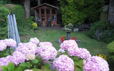 Garden at April cottage